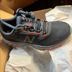 Women’s New Balance Gray and Coral Athletic Shoes